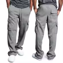 Men's Oversized Joggers with Pockets